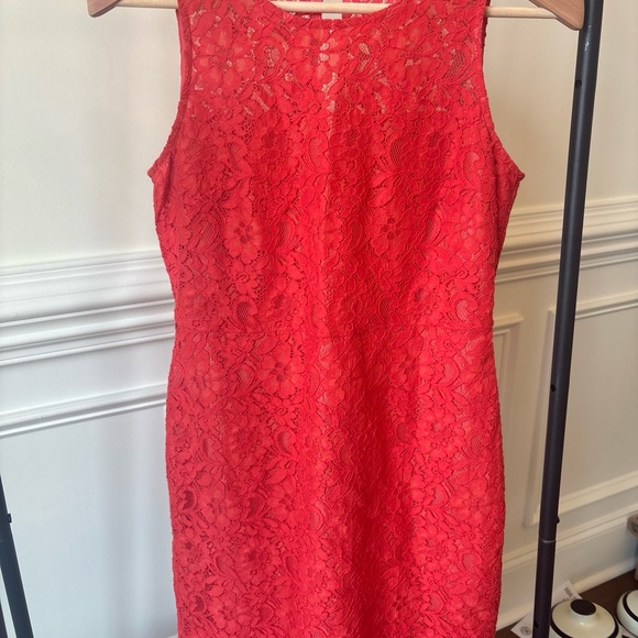 J. Crew Sleeveless Lace Sheath Dress - Picture 2 of 8